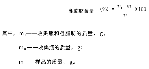 粗脂肪含量計算